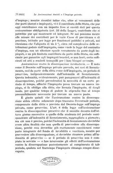 Le assicurazioni sociali pubblicazione della Cassa nazionale per le assicurazioni sociali