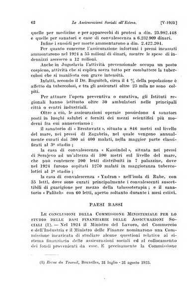 Le assicurazioni sociali pubblicazione della Cassa nazionale per le assicurazioni sociali