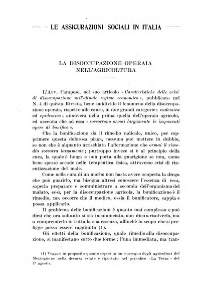 Le assicurazioni sociali pubblicazione della Cassa nazionale per le assicurazioni sociali