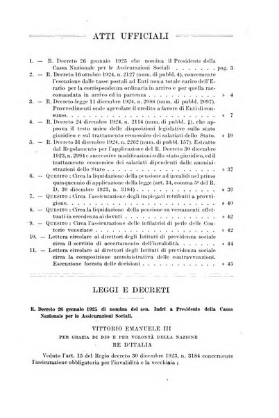 Le assicurazioni sociali pubblicazione della Cassa nazionale per le assicurazioni sociali