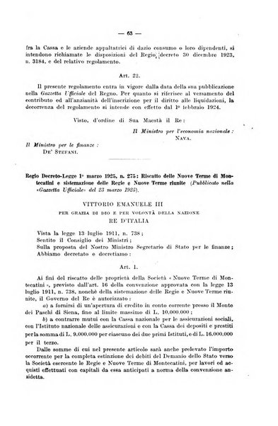 Le assicurazioni sociali pubblicazione della Cassa nazionale per le assicurazioni sociali