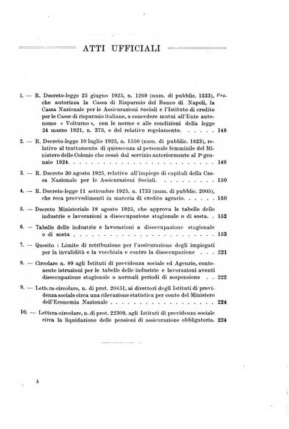 Le assicurazioni sociali pubblicazione della Cassa nazionale per le assicurazioni sociali