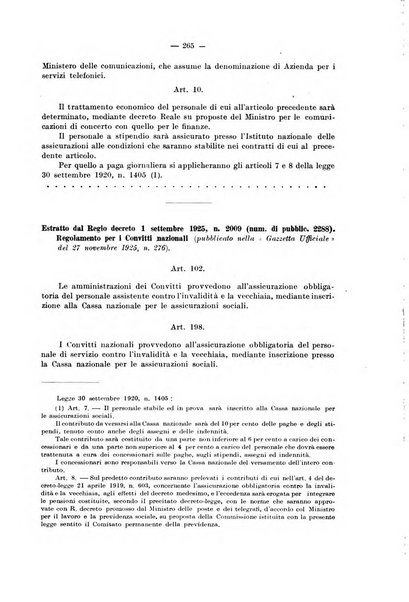 Le assicurazioni sociali pubblicazione della Cassa nazionale per le assicurazioni sociali