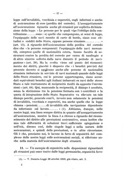 Le assicurazioni sociali pubblicazione della Cassa nazionale per le assicurazioni sociali