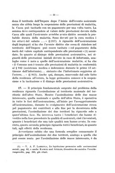 Le assicurazioni sociali pubblicazione della Cassa nazionale per le assicurazioni sociali