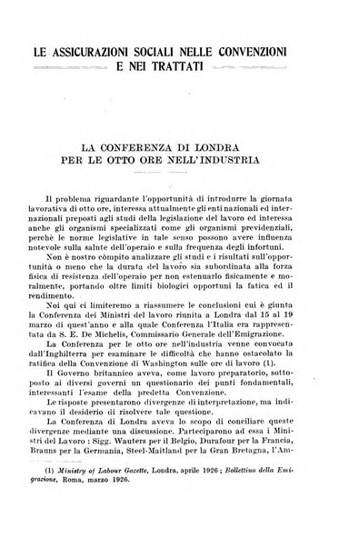 Le assicurazioni sociali pubblicazione della Cassa nazionale per le assicurazioni sociali