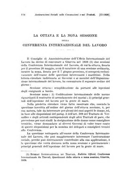 Le assicurazioni sociali pubblicazione della Cassa nazionale per le assicurazioni sociali