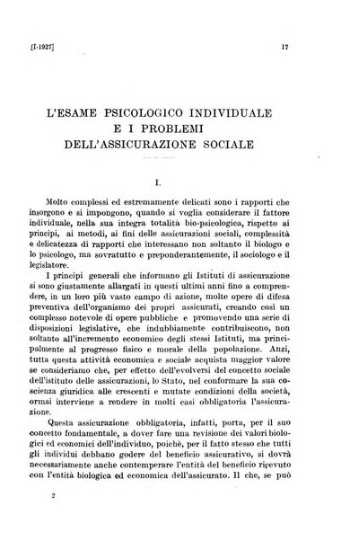 Le assicurazioni sociali pubblicazione della Cassa nazionale per le assicurazioni sociali