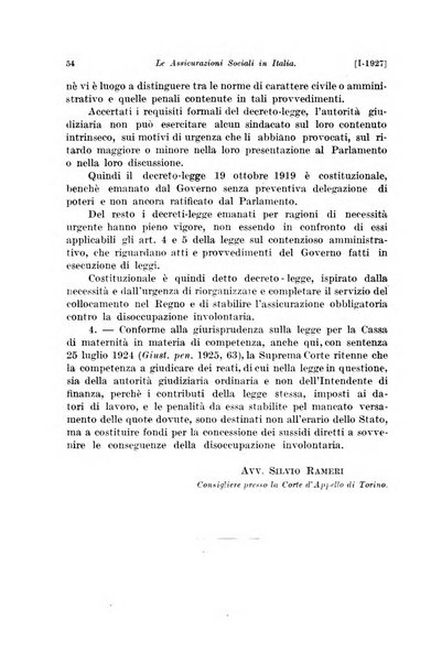 Le assicurazioni sociali pubblicazione della Cassa nazionale per le assicurazioni sociali