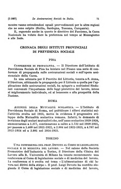 Le assicurazioni sociali pubblicazione della Cassa nazionale per le assicurazioni sociali