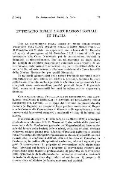 Le assicurazioni sociali pubblicazione della Cassa nazionale per le assicurazioni sociali