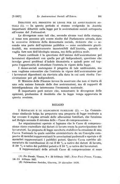 Le assicurazioni sociali pubblicazione della Cassa nazionale per le assicurazioni sociali