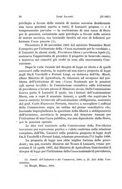 Le assicurazioni sociali pubblicazione della Cassa nazionale per le assicurazioni sociali