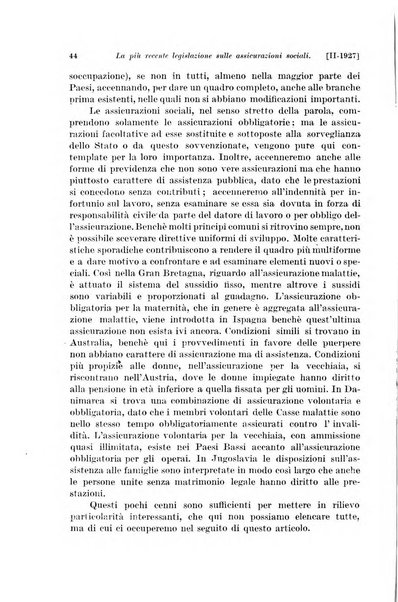 Le assicurazioni sociali pubblicazione della Cassa nazionale per le assicurazioni sociali