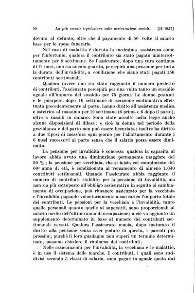 Le assicurazioni sociali pubblicazione della Cassa nazionale per le assicurazioni sociali