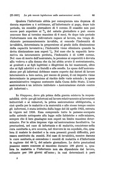 Le assicurazioni sociali pubblicazione della Cassa nazionale per le assicurazioni sociali