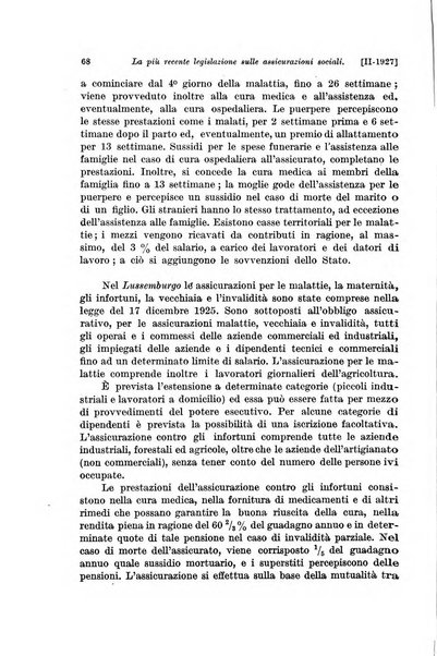 Le assicurazioni sociali pubblicazione della Cassa nazionale per le assicurazioni sociali