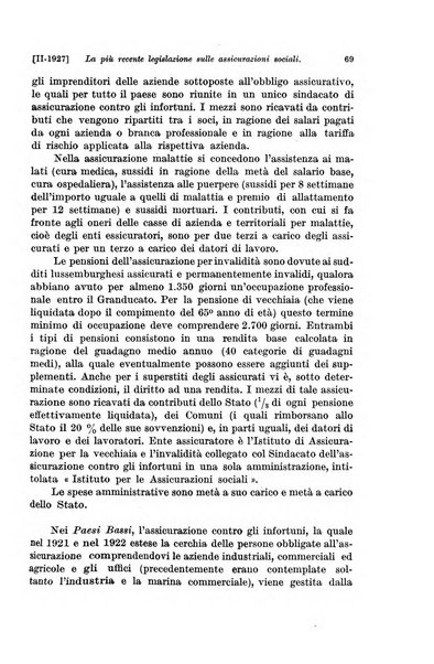 Le assicurazioni sociali pubblicazione della Cassa nazionale per le assicurazioni sociali