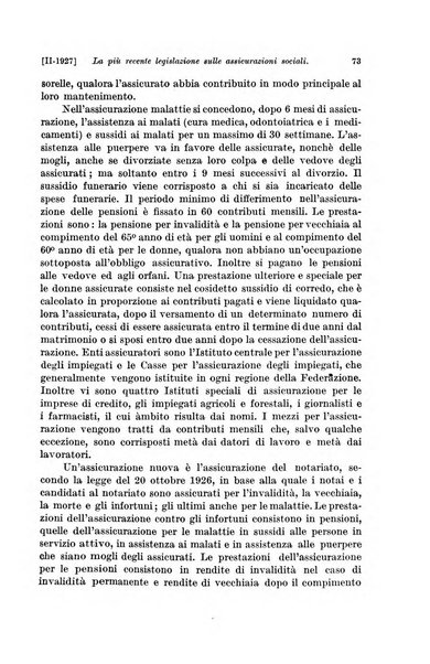 Le assicurazioni sociali pubblicazione della Cassa nazionale per le assicurazioni sociali