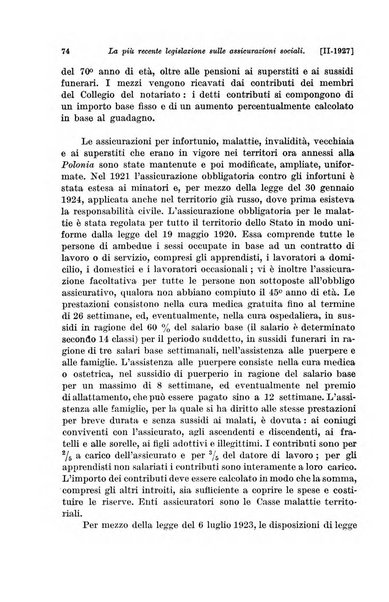 Le assicurazioni sociali pubblicazione della Cassa nazionale per le assicurazioni sociali