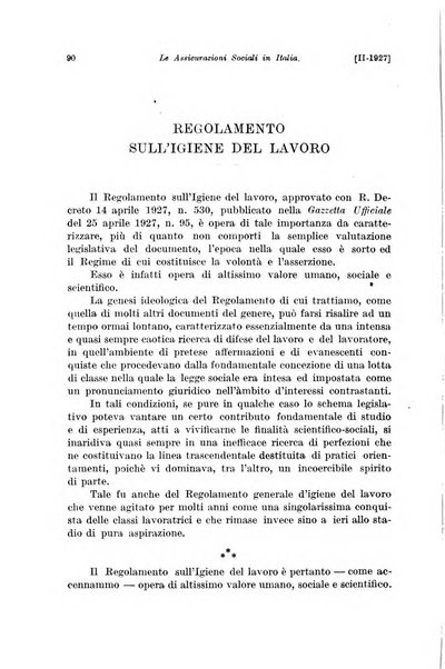 Le assicurazioni sociali pubblicazione della Cassa nazionale per le assicurazioni sociali