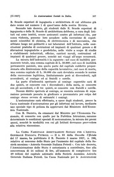 Le assicurazioni sociali pubblicazione della Cassa nazionale per le assicurazioni sociali