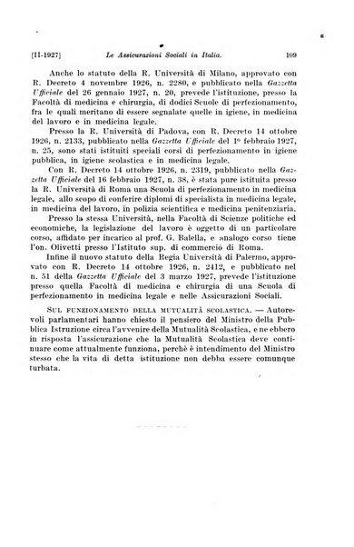 Le assicurazioni sociali pubblicazione della Cassa nazionale per le assicurazioni sociali