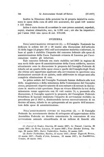 Le assicurazioni sociali pubblicazione della Cassa nazionale per le assicurazioni sociali