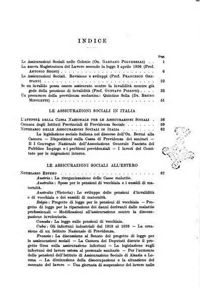 Le assicurazioni sociali pubblicazione della Cassa nazionale per le assicurazioni sociali