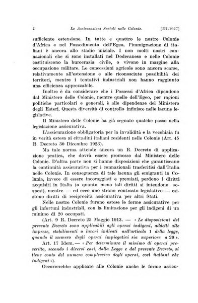 Le assicurazioni sociali pubblicazione della Cassa nazionale per le assicurazioni sociali