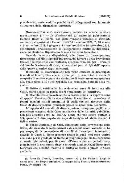 Le assicurazioni sociali pubblicazione della Cassa nazionale per le assicurazioni sociali