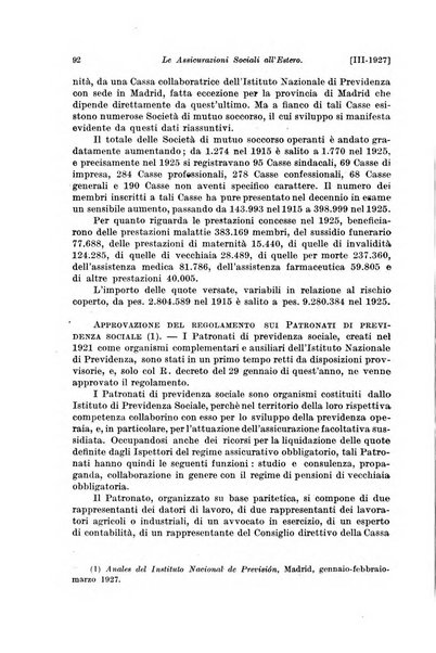 Le assicurazioni sociali pubblicazione della Cassa nazionale per le assicurazioni sociali