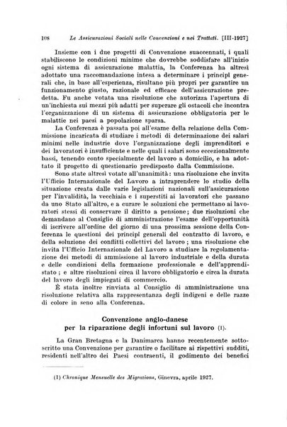 Le assicurazioni sociali pubblicazione della Cassa nazionale per le assicurazioni sociali