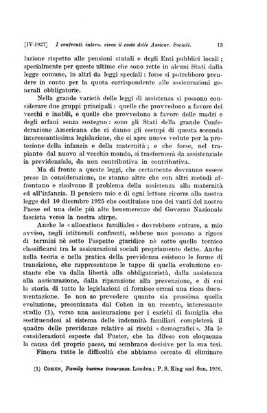 Le assicurazioni sociali pubblicazione della Cassa nazionale per le assicurazioni sociali