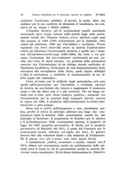 Le assicurazioni sociali pubblicazione della Cassa nazionale per le assicurazioni sociali