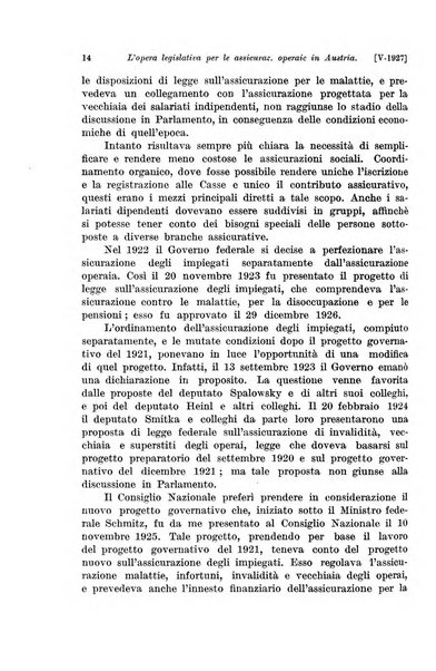 Le assicurazioni sociali pubblicazione della Cassa nazionale per le assicurazioni sociali