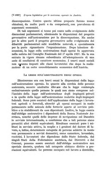 Le assicurazioni sociali pubblicazione della Cassa nazionale per le assicurazioni sociali