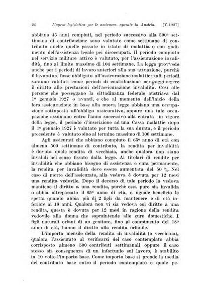 Le assicurazioni sociali pubblicazione della Cassa nazionale per le assicurazioni sociali