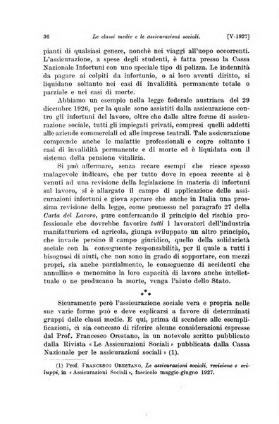 Le assicurazioni sociali pubblicazione della Cassa nazionale per le assicurazioni sociali