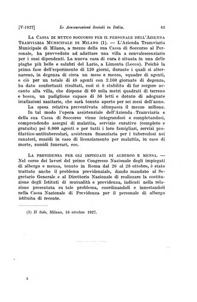 Le assicurazioni sociali pubblicazione della Cassa nazionale per le assicurazioni sociali