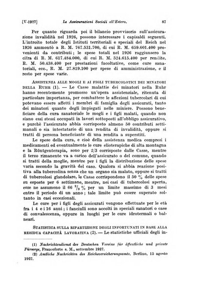 Le assicurazioni sociali pubblicazione della Cassa nazionale per le assicurazioni sociali