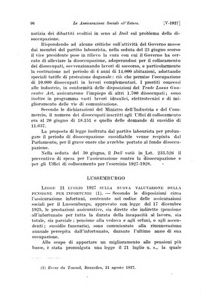 Le assicurazioni sociali pubblicazione della Cassa nazionale per le assicurazioni sociali