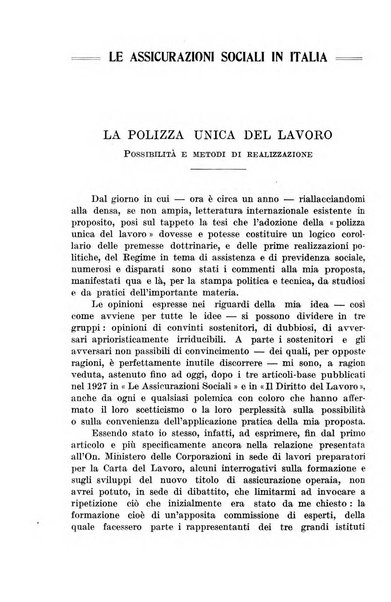 Le assicurazioni sociali pubblicazione della Cassa nazionale per le assicurazioni sociali