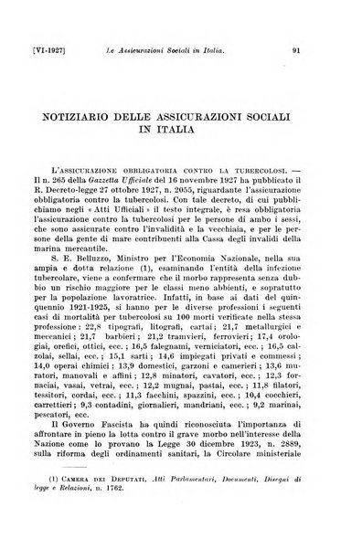 Le assicurazioni sociali pubblicazione della Cassa nazionale per le assicurazioni sociali