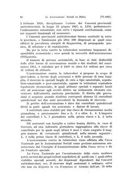 Le assicurazioni sociali pubblicazione della Cassa nazionale per le assicurazioni sociali