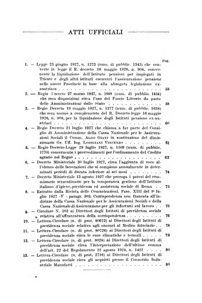 Le assicurazioni sociali pubblicazione della Cassa nazionale per le assicurazioni sociali