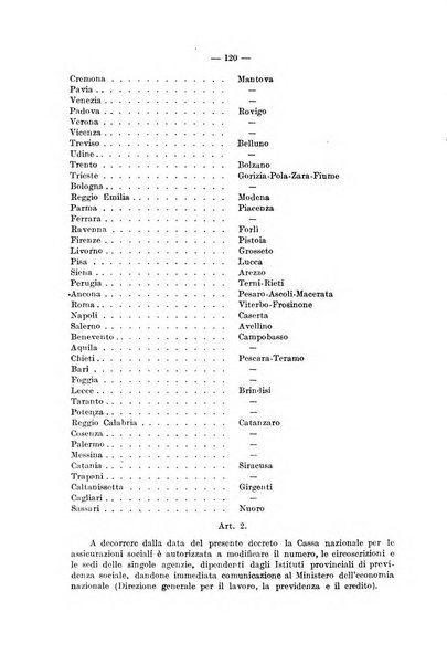 Le assicurazioni sociali pubblicazione della Cassa nazionale per le assicurazioni sociali