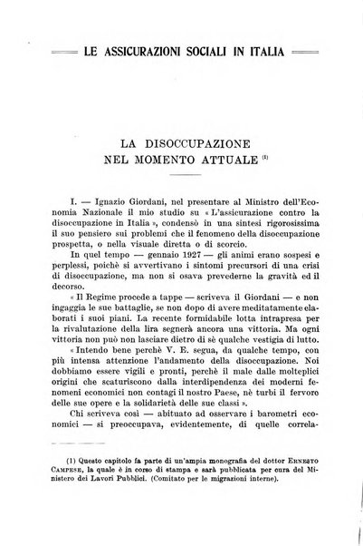 Le assicurazioni sociali pubblicazione della Cassa nazionale per le assicurazioni sociali