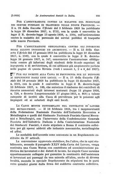 Le assicurazioni sociali pubblicazione della Cassa nazionale per le assicurazioni sociali