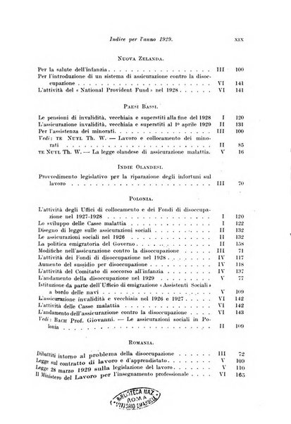 Le assicurazioni sociali pubblicazione della Cassa nazionale per le assicurazioni sociali